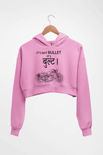 Load image into Gallery viewer, Royal Enfield Bullet Crop HOODIE FOR WOMEN-Light Baby Pink-Ektarfa.online
