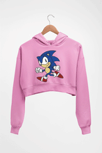 Load image into Gallery viewer, Sonic Crop HOODIE FOR WOMEN-Light Baby Pink-Ektarfa.online
