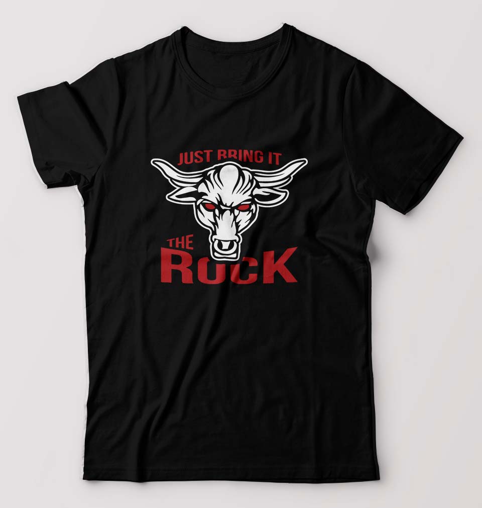 The Rock T-Shirt for Men-Black-Ektarfa.online