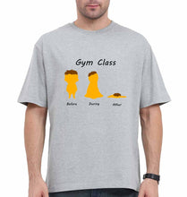 Load image into Gallery viewer, Gym Funny Oversized T-Shirt for Men-Grey-Ektarfa.online
