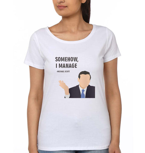 Michael Scott T-Shirt for Women-White-Ektarfa.online