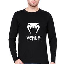 Load image into Gallery viewer, UFC Venum Full Sleeves T-Shirt for Men-Black-Ektarfa.online
