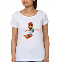 Load image into Gallery viewer, Subway Surfers T-Shirt for Women-White-Ektarfa.online
