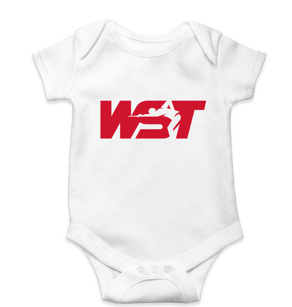 World Snooker (WST) Kids Romper Kids Romper For Baby Boy/Girl-0-5 Months(18 Inches)-White-Ektarfa.online