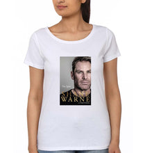 Load image into Gallery viewer, Shane Warne T-Shirt for Women-White-Ektarfa.online
