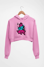 Load image into Gallery viewer, Lil Uzi Vert (LUV) Crop HOODIE FOR WOMEN-Light Baby Pink-Ektarfa.online
