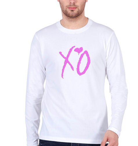 The Weeknd XO Full Sleeves T-Shirt for Men-White-Ektarfa.online