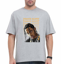 Load image into Gallery viewer, Travis Scott Oversized T-Shirt for Men-Grey-Ektarfa.online
