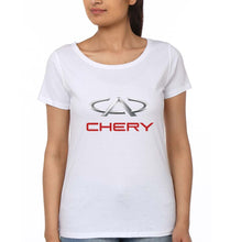 Load image into Gallery viewer, Chery T-Shirt for Women-White-Ektarfa.online
