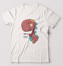 Load image into Gallery viewer, Dinosaur TRex T-Shirt for Men-White-Ektarfa.online
