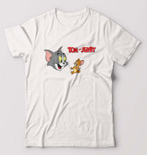 Load image into Gallery viewer, Tom and Jerry T-Shirt for Men-White-Ektarfa.online
