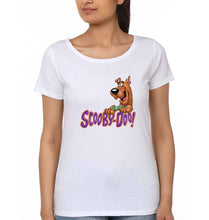 Load image into Gallery viewer, Scooby Doo T-Shirt for Women-White-Ektarfa.online
