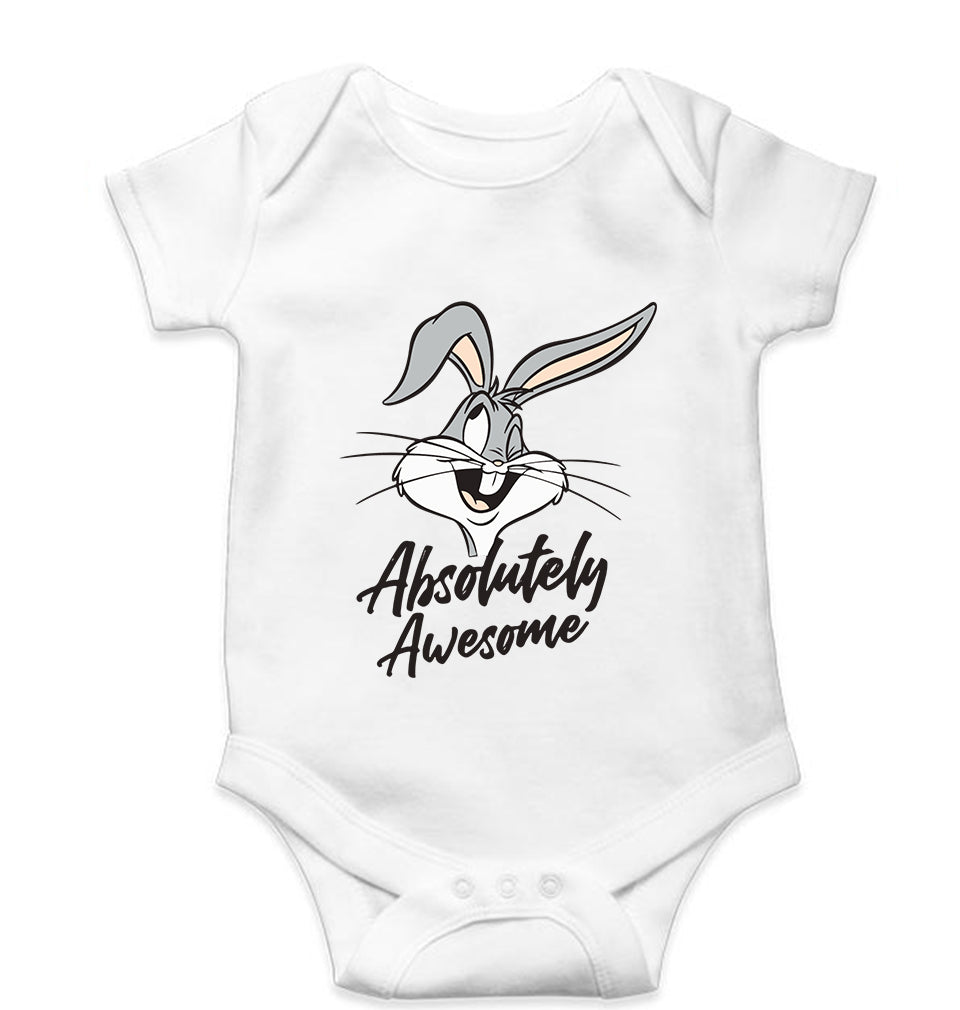 Rabbit Bunny Kids Romper For Baby Boy/Girl-White-Ektarfa.online