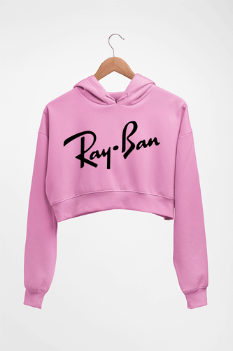 Ray-Ban Crop HOODIE FOR WOMEN-Light Baby Pink-Ektarfa.online