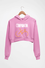 Load image into Gallery viewer, Cycling Companion Crop HOODIE FOR WOMEN-Light Baby Pink-Ektarfa.online
