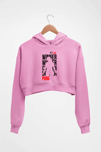 Load image into Gallery viewer, PUBG Winner Winner Chicken Dinner Crop HOODIE FOR WOMEN-Light Baby Pink-Ektarfa.online
