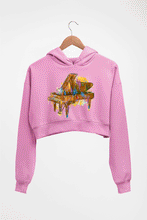 Load image into Gallery viewer, Piano Crop HOODIE FOR WOMEN-Light Baby Pink-Ektarfa.online
