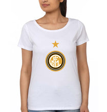 Load image into Gallery viewer, Inter Milan T-Shirt for Women-White-Ektarfa.online
