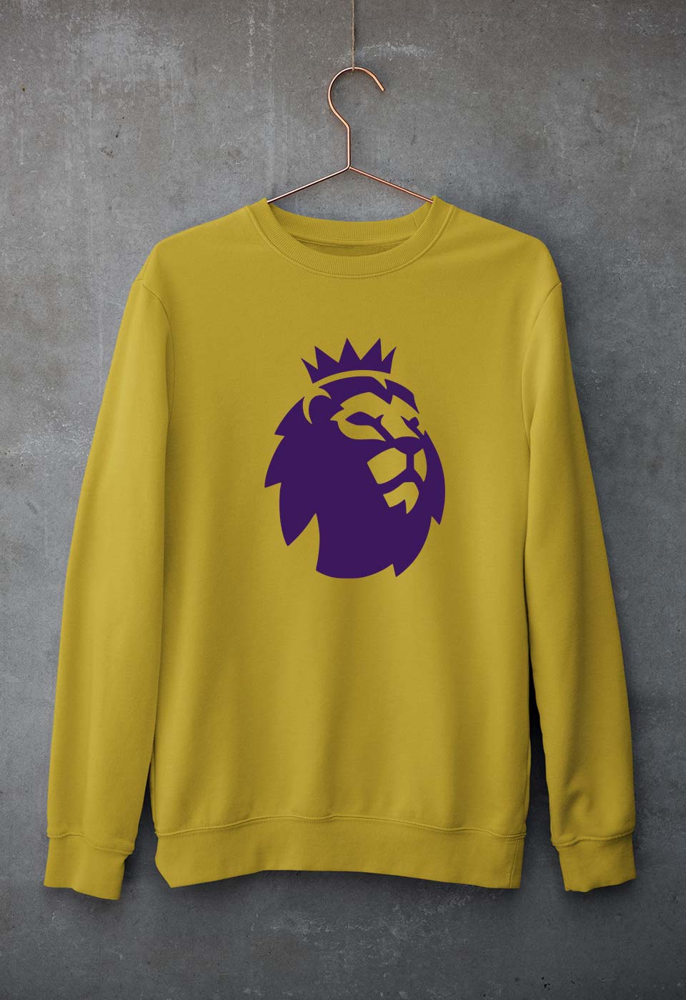 EPL Premier League Unisex Sweatshirt for Men/Women-Mustard Yellow-Ektarfa.online