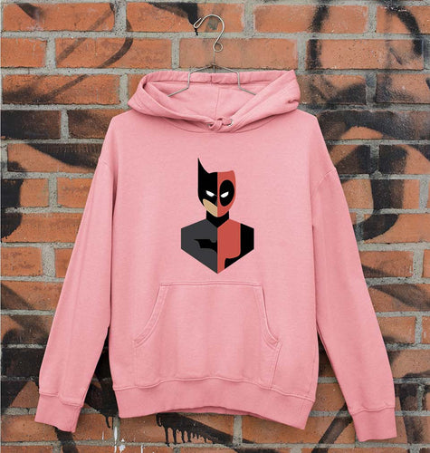 Deadpool & Batman Unisex Hoodie for Men/Women-Light Pink-Ektarfa.online