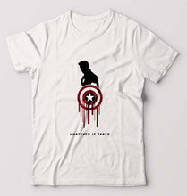 Load image into Gallery viewer, Captain America Superhero T-Shirt for Men-White-Ektarfa.online
