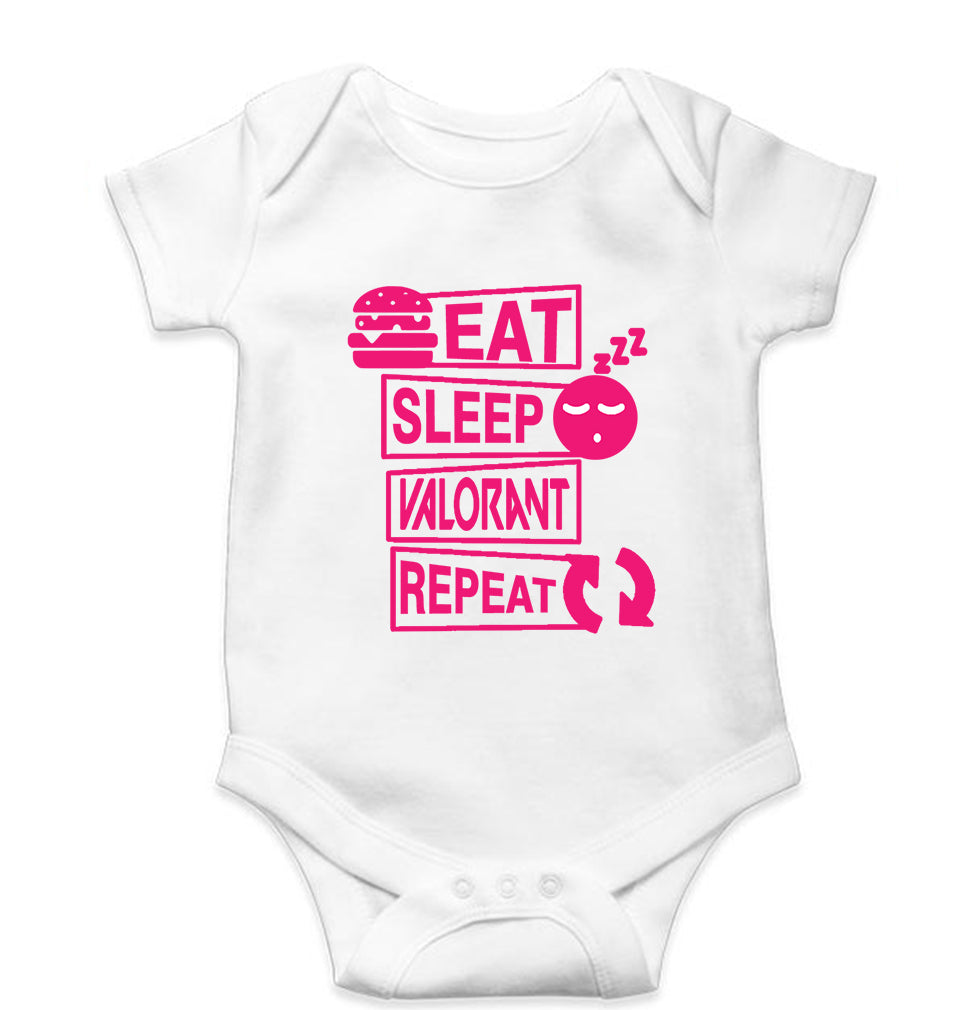 Valorant Kids Romper For Baby Boy/Girl-White-Ektarfa.online