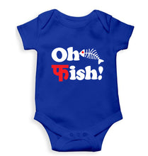 Load image into Gallery viewer, Fish Funny Kids Romper For Baby Boy/Girl-Royal Blue-Ektarfa.online
