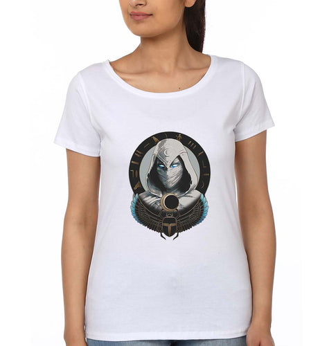 Moon Knight T-Shirt for Women-White-Ektarfa.online