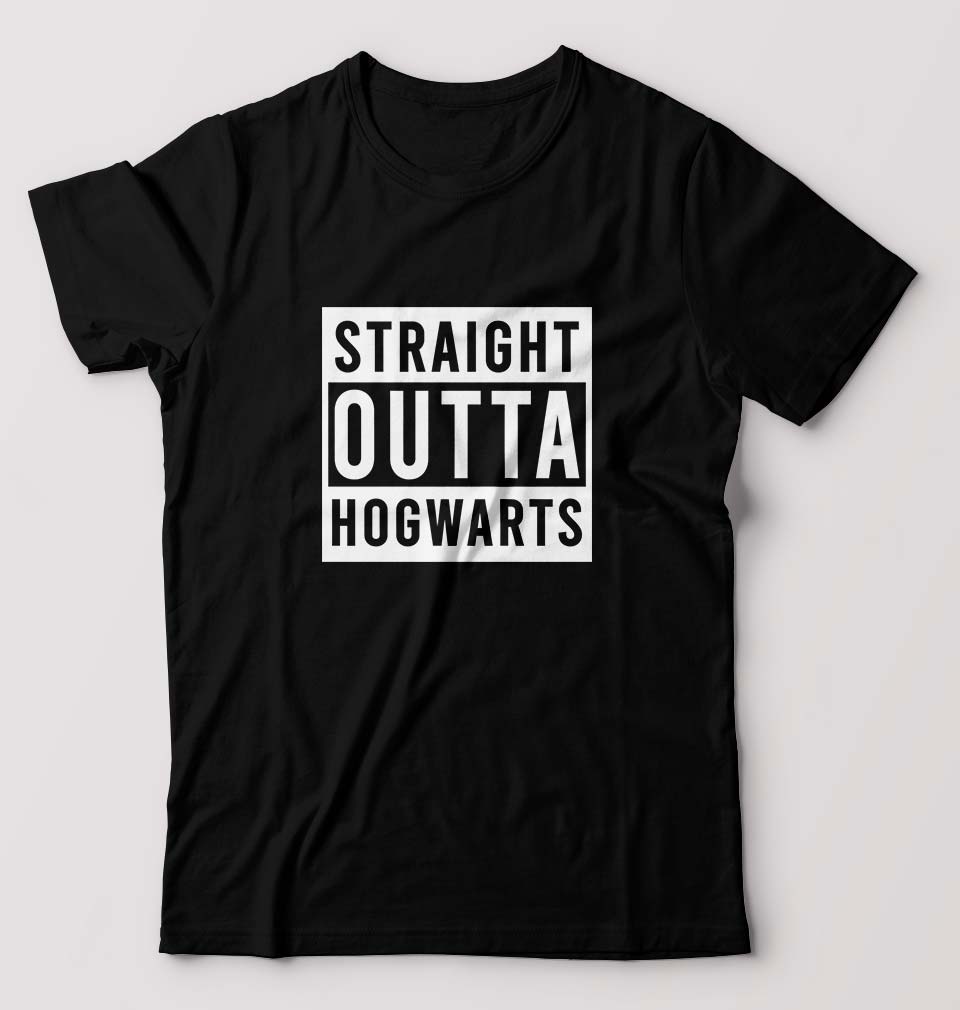 Harry Potter Hogwarts T-Shirt for Men-Black-Ektarfa.online