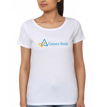 Load image into Gallery viewer, Canara Bank T-Shirt for Women-White-Ektarfa.online
