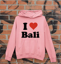 Load image into Gallery viewer, I Love Bali Unisex Hoodie for Men/Women-Light Baby Pink-Ektarfa.online
