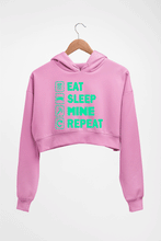 Load image into Gallery viewer, Minecraft Crop HOODIE FOR WOMEN-Light Baby Pink-Ektarfa.online
