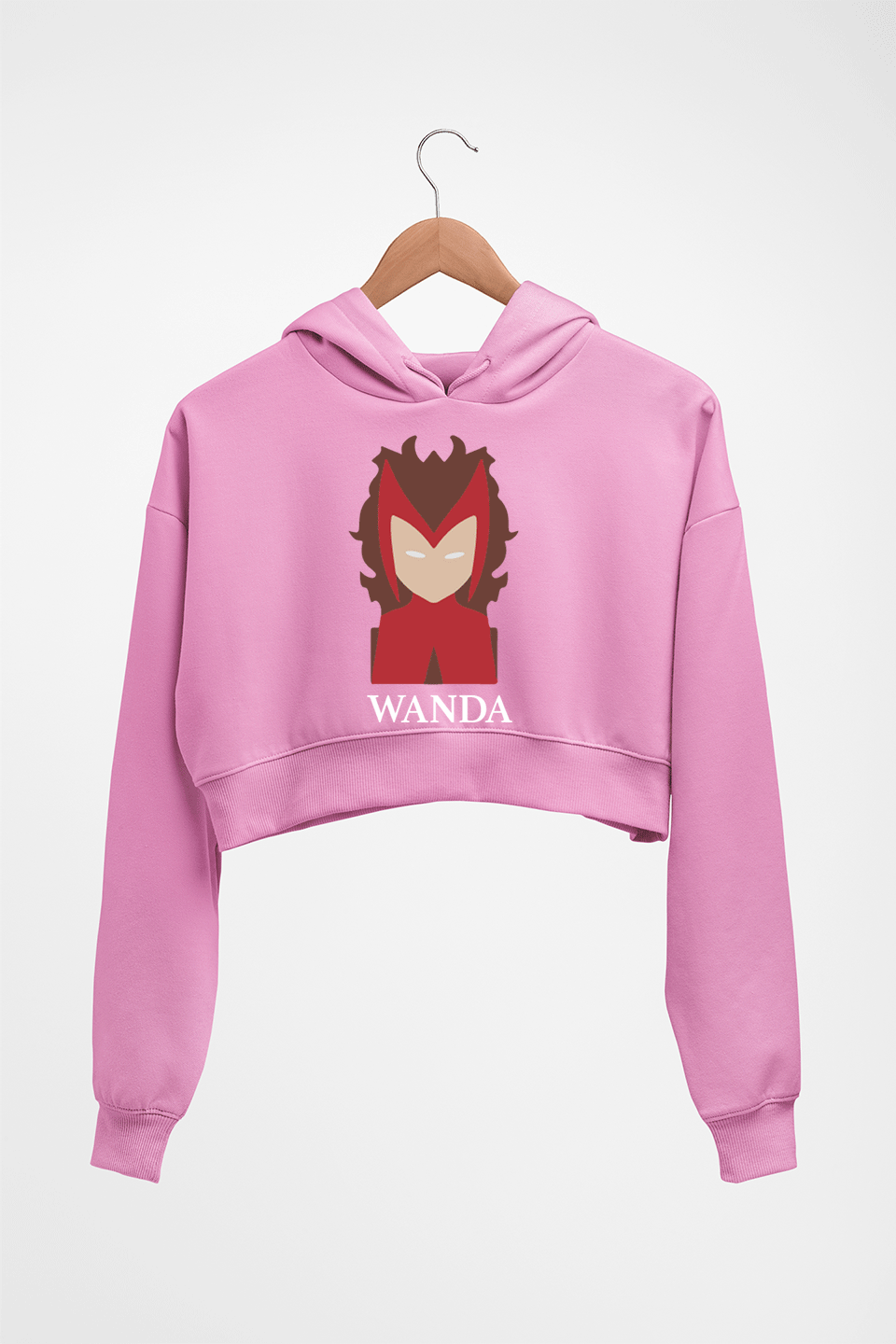 Wanda Crop HOODIE FOR WOMEN-Light Baby Pink-Ektarfa.online