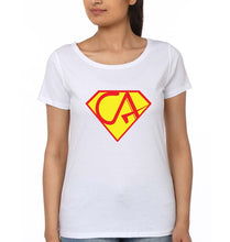 Load image into Gallery viewer, Chartered Accountants(CA) T-Shirt for Women-White-Ektarfa.online
