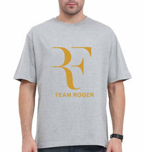 Load image into Gallery viewer, Roger Federer Oversized T-Shirt for Men-Grey-Ektarfa.online
