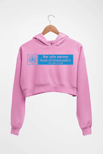 Load image into Gallery viewer, Bank of Maharashtra Crop HOODIE FOR WOMEN-Light Baby Pink-Ektarfa.online
