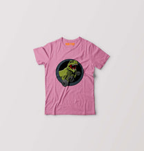 Load image into Gallery viewer, Angry T-Rex Gym Kids T-Shirt for Boy/Girl-Pink-Ektarfa.online
