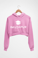 Load image into Gallery viewer, IIM Udaipur Crop HOODIE FOR WOMEN-Light Baby Pink-Ektarfa.online
