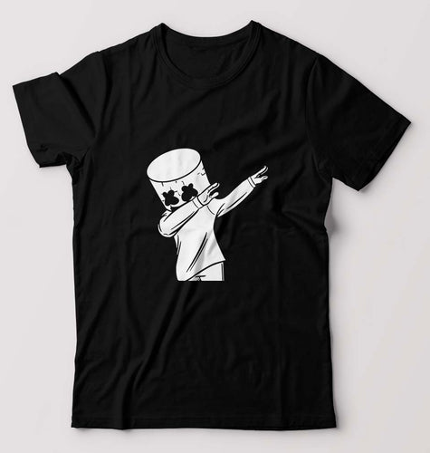 Dab Marshmello T-Shirt for Men-Black-Ektarfa.online