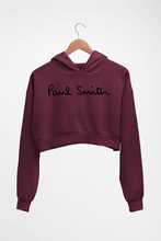 Load image into Gallery viewer, Paul Smith Crop HOODIE FOR WOMEN-Maroon-Ektarfa.online

