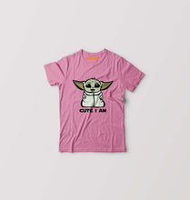 Load image into Gallery viewer, Yoda Star Wars Kids T-Shirt for Boy/Girl-Pink-Ektarfa.online
