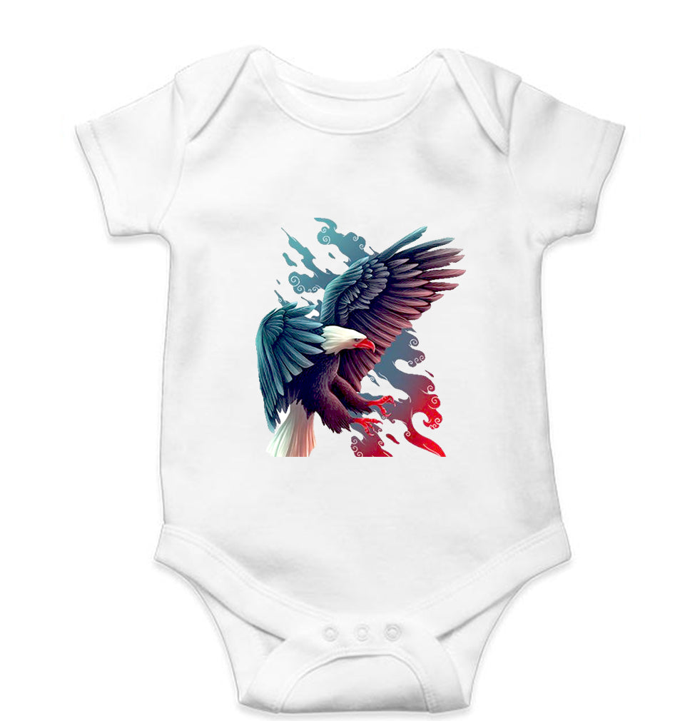 Eagle Kids Romper For Baby Boy/Girl-White-Ektarfa.online