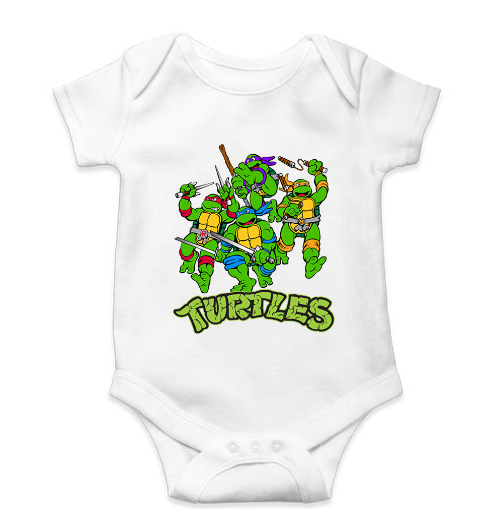 Ninja Turtles TMNT Kids Romper For Baby Boy/Girl-White-Ektarfa.online