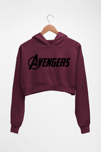 Load image into Gallery viewer, Avengers Crop HOODIE FOR WOMEN-Maroon-Ektarfa.online

