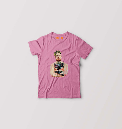 Conor McGregor UFC Kids T-Shirt for Boy/Girl-Pink-Ektarfa.online