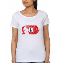 Load image into Gallery viewer, James Bond 007 T-Shirt for Womena-White-Ektarfa.online
