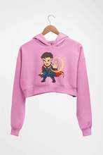 Load image into Gallery viewer, Doctor Strange Superhero Crop HOODIE FOR WOMEN-Light Baby Pink-Ektarfa.online
