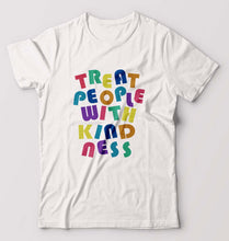 Load image into Gallery viewer, treat people.with kindness harry styles T-Shirt for Men-White-Ektarfa.online
