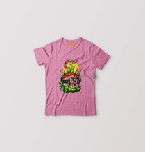 Load image into Gallery viewer, Trippy Psychedelic Weed Stoned T-Shirt for Boy/Girl-Pink-Ektarfa.online
