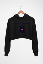 Load image into Gallery viewer, Lewis Hamilton F1 Crop HOODIE FOR WOMEN-Black-Ektarfa.online
